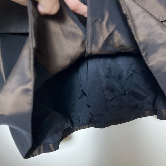 Tahari Womens Blazer 2 Coat Metallic Brown Career Button Luxe Neutral Old money - Picture 8 of 16